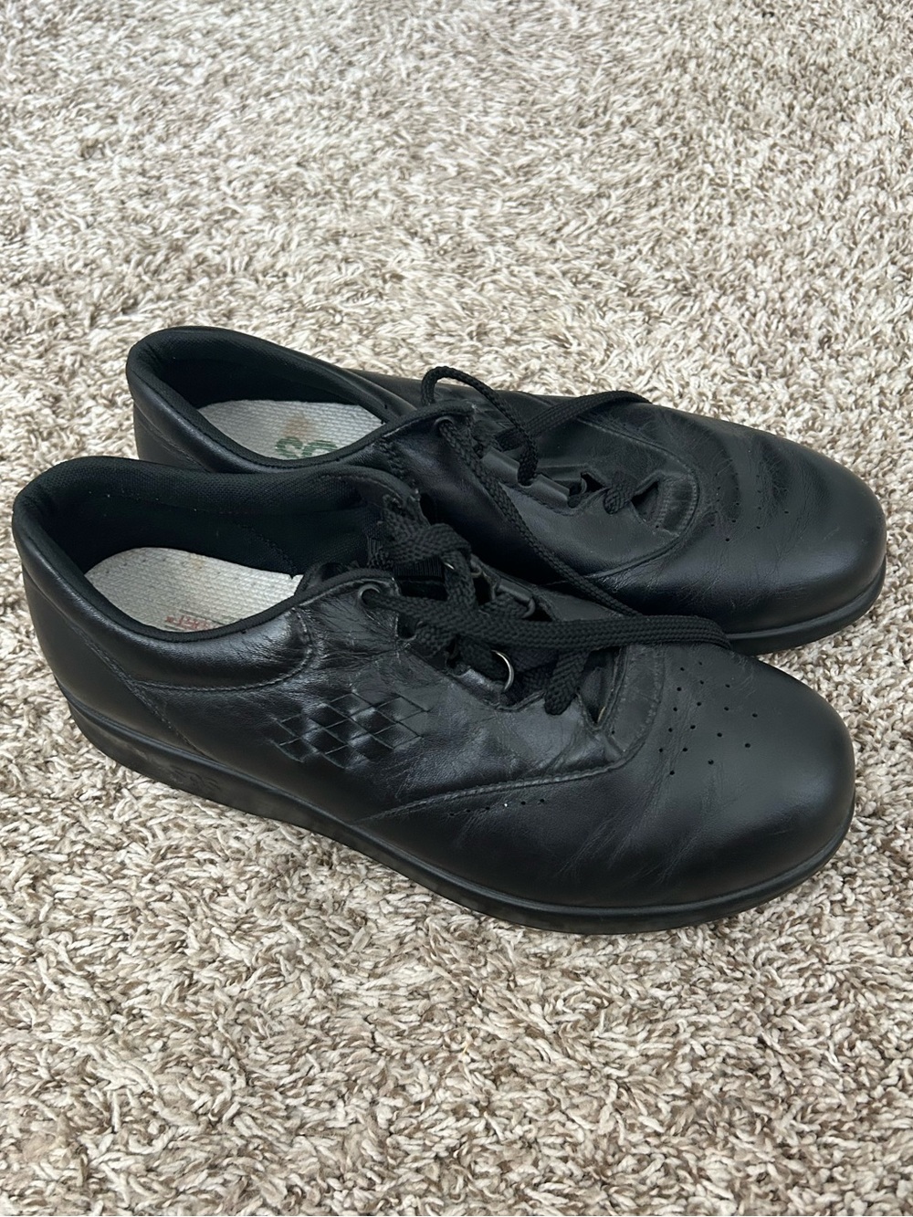SAS Free Time Comfort Walking Shoes - Black - Women's Size 9.5